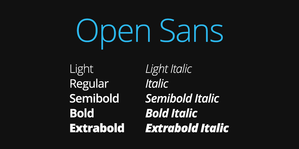 Open Sans - Eco-Friendly Fonts - 4